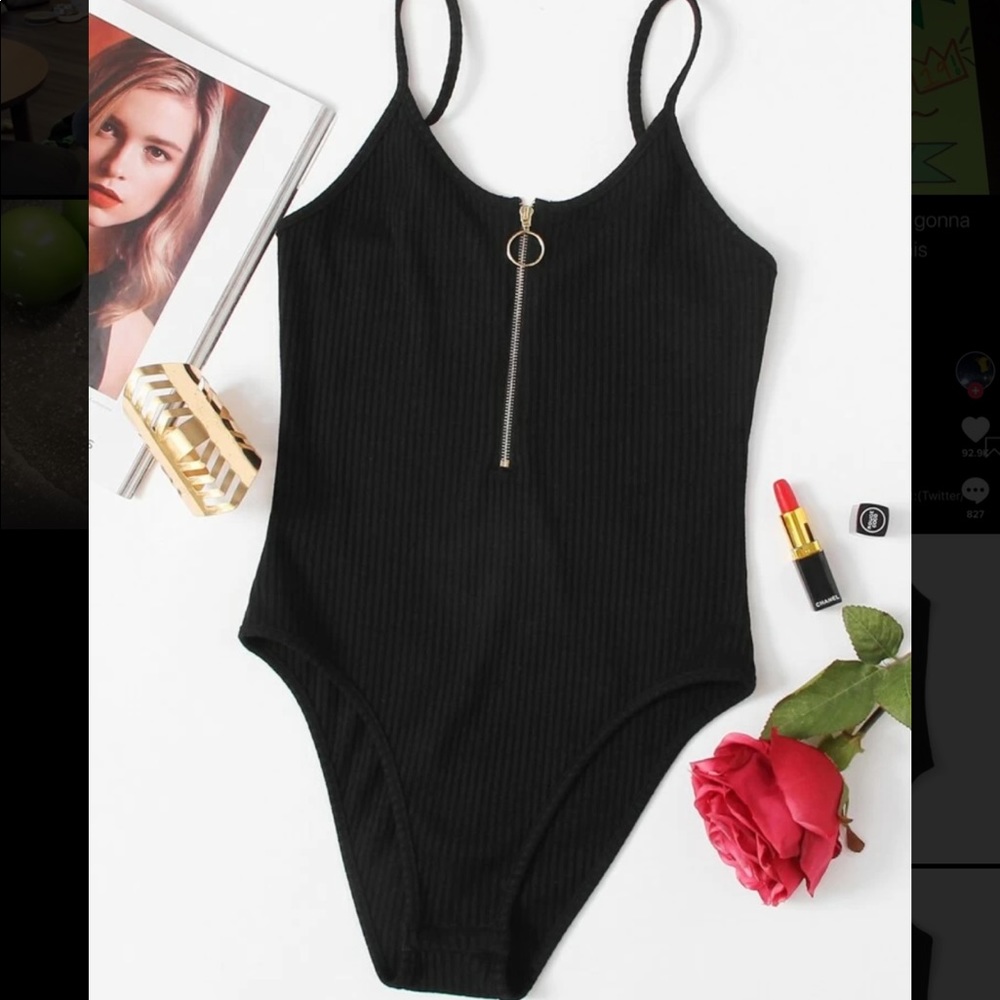 Black bodysuit
